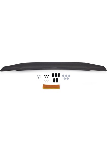 Vw Amarok 2010 - 2020 Ön Kaput Koruyucu Rüzgarlığı Piano Black 3.2 mm Kalın Plastik fırsatları