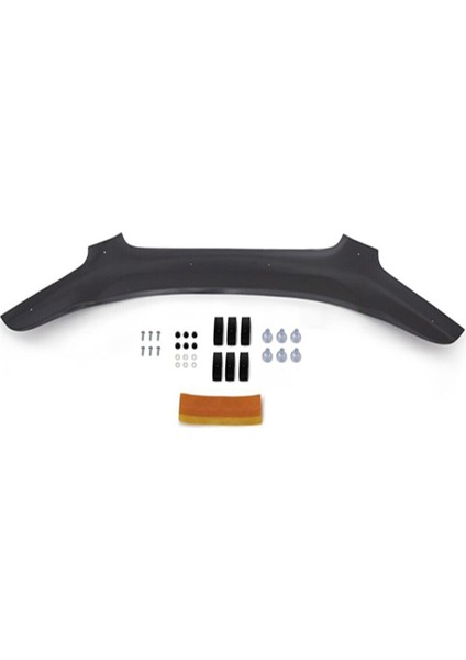 Transit 2014 - 2018 Ön Kaput Koruyucu Rüzgarlığı Piano Black 3.2 mm Kalın Plastik modelleri