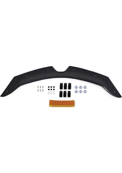 Renault Clio 4 2012 - 2020 Ön Kaput Koruyucu Rüzgarlığı Piano Black 3.2 mm Kalın Plastik indirimleri