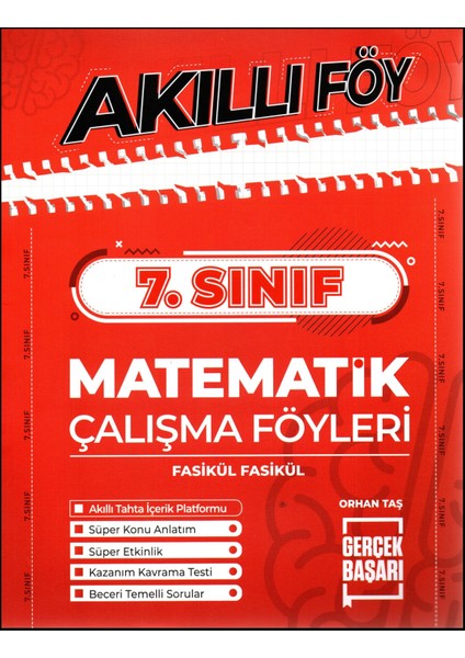 7.Sınıf Matematik Çalışma Föyleri Fasikül