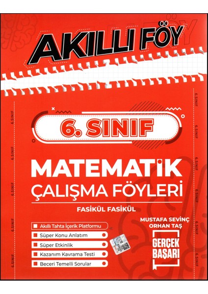 6.Sınıf Matematik Çalışma Föyleri Fasikül-Fasikül Akıllı Föy