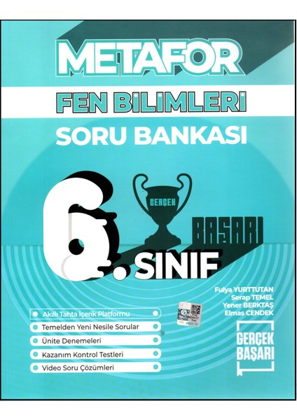 Gerçek Başarı 6. Sınıf Fen Bilimleri Metafor Soru Bankası