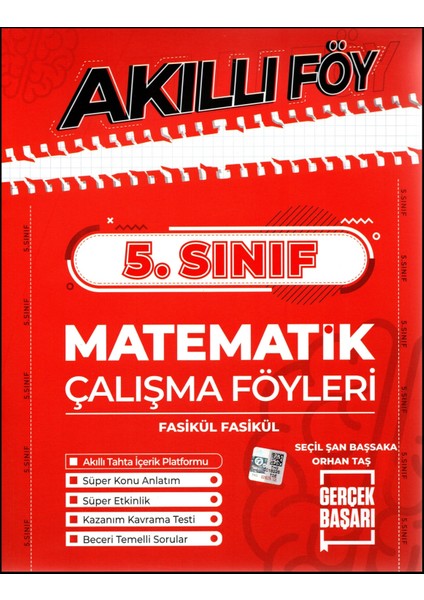 5.Sınıf Matematik Çalışma Föyleri Fasikül-Fasikül Akıllı Föy