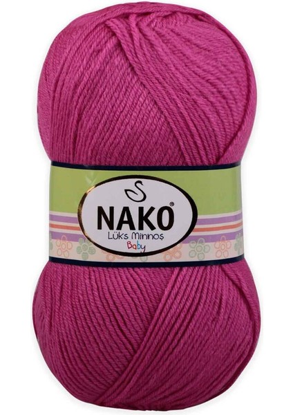 Lüks Minnoş El Örgü Ipi 100 gr | Yaz Pembe 3658