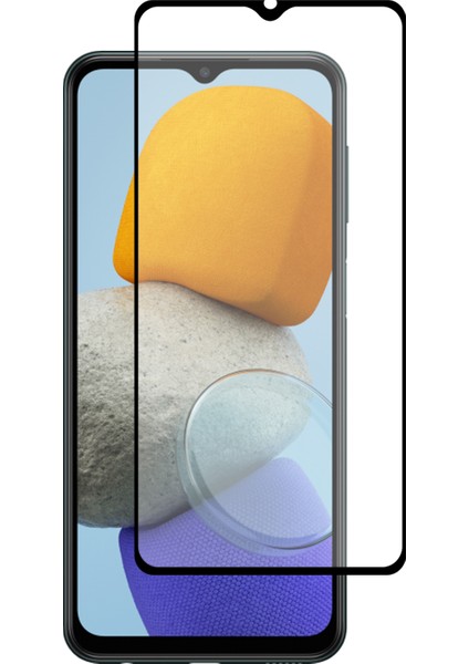 Samsung Galaxy M23 Tam Kaplayan Temperli Ekran Koruyucu Cam