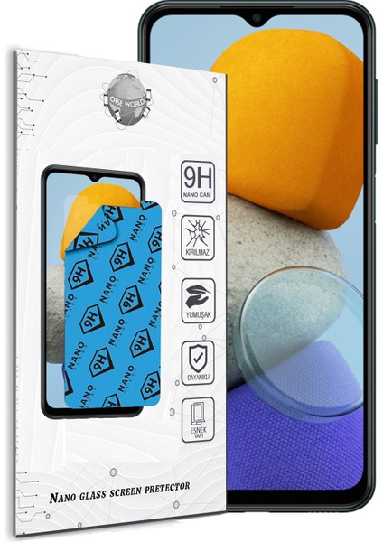 Case World Caseworld Samsung Galaxy M23 Nano Ekran Koruyucu Kırılmaz Esnek Cam