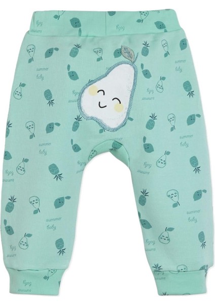 Biorganic Pear Is So Sweet Patiksiz Pantolon 57725 Ekru Yeşil