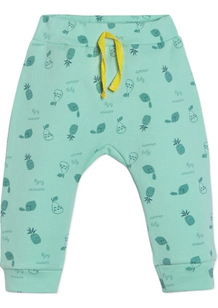 Biorganic Pear Is So Sweet Patiksiz Pantolon 57725 Ekru Yeşil