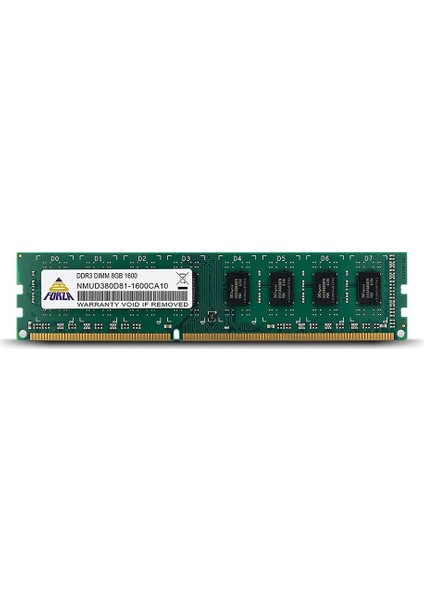 8gb 1600MHZ Ddr3 NMUD380D81-1600DA10 Pc Ram