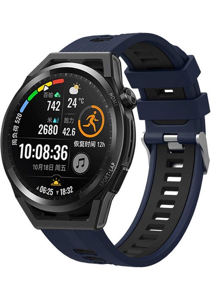 Galaxy Watch 3 45MM Bükülmelere ve Kırılmalara Dayanıklı Renkli Esnek Silikon Kordon