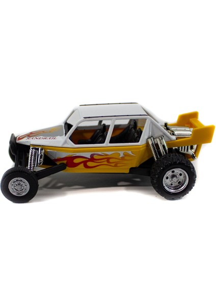 Metal Çöl Panteri Çek Bırak Sarı 12 cm fiyatları