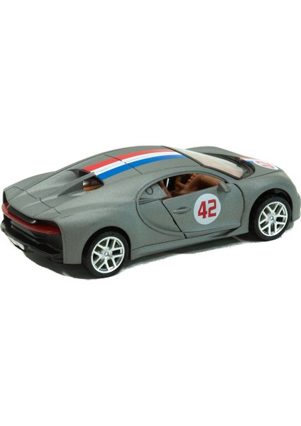 Oyuncak Metal Bugatti Gri Çek Bırak 12 cm fiyatları