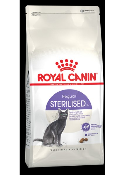 Sterilised 37 Kısırlaştırılmış Kedi Maması 10 Kg.