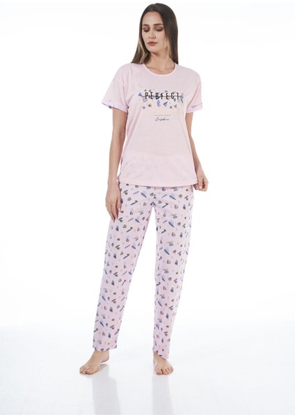 22122 Kadın Kısa Kollu Viskon Pijama Takımı fiyatları