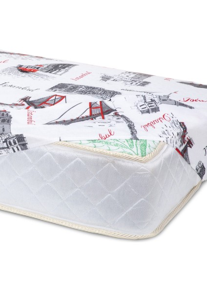 70CM x 115CM Lastikli Fitted Bebek ve Çocuk Yatak Çarşafı