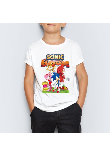 Sonic Boom Çocuk Tişört T-Shirt Mr-02