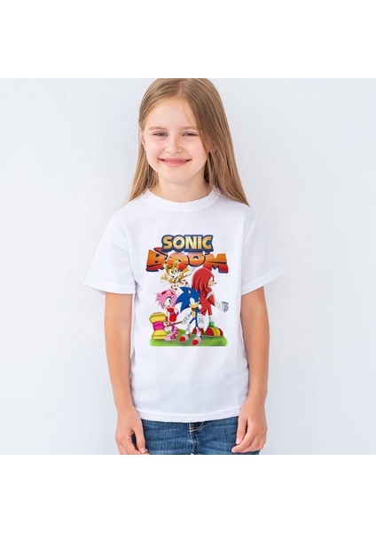 Sonic Boom Çocuk Tişört T-Shirt Mr-02 fiyatları