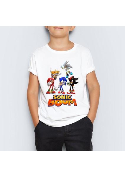 Sonic Boom Çocuk Tişört T-Shirt Mr-06