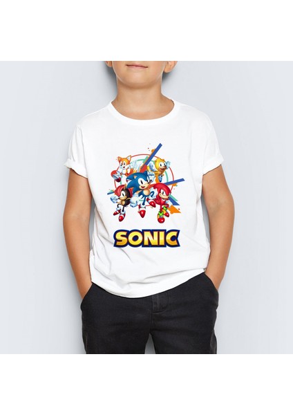 Sonic Boom Çocuk Tişört T-Shirt Mr-07