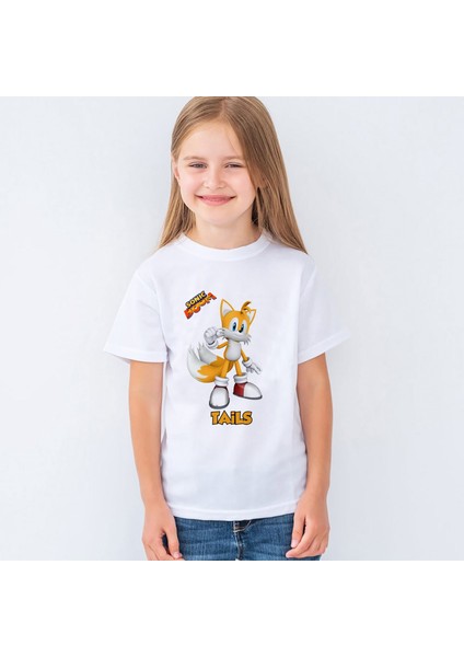 Sonic Boom Tails Çocuk Tişört T-Shirt Mr-09 fiyatları