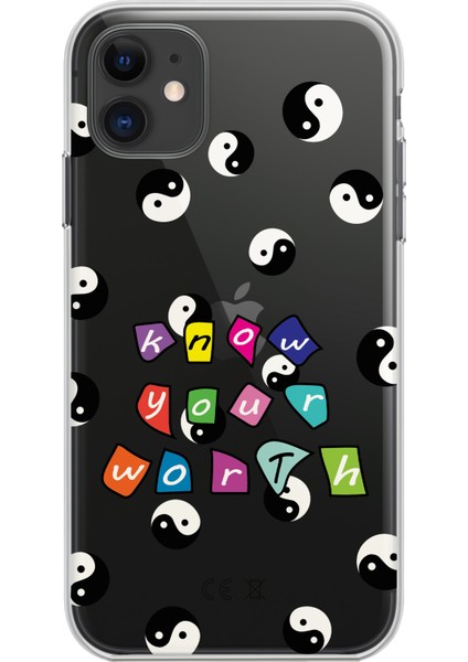 Apple iPhone 11 Ying Yang Tasarımlı Kılıf