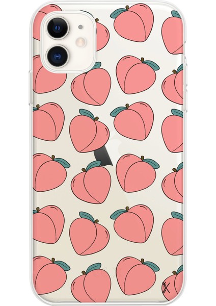 Apple iPhone 11 Peach Tasarımlı Kılıf