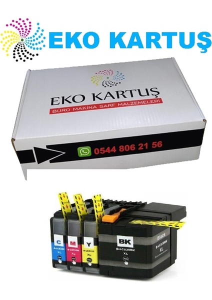 Brother DCP-J100 Muadil 4 Renk Kartuş Seti 535XL-539XL fiyatları