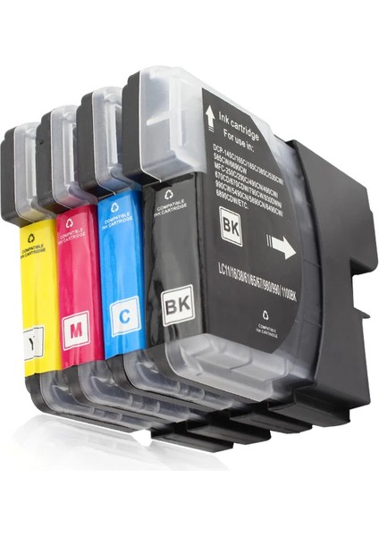 Brother MFC-6890CDW 4 Renk (LC67-LC11-LC16-LC38-LC61-LC65) Muadil Kartuş,