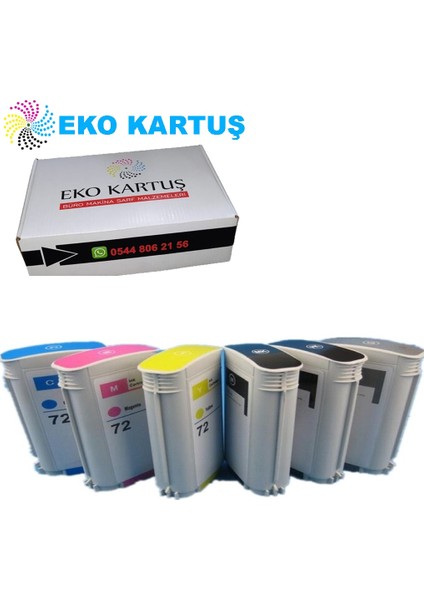 Hp T770 44-In 6 Renk Muadil Kartuş fiyatları