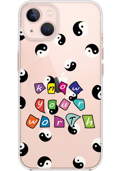 Apple iPhone 13 Ying Yang Tasarımlı Kılıf