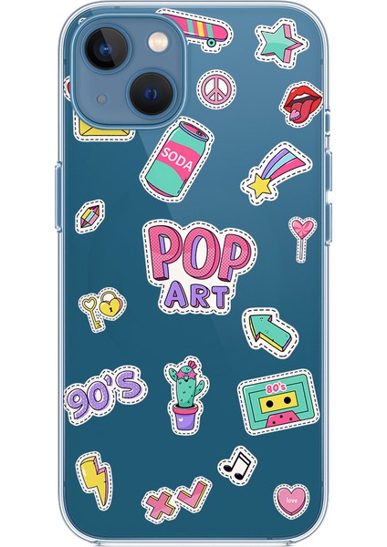 Apple iPhone 13 Pop Art Sticker Tasarımlı Kılıf fiyatları
