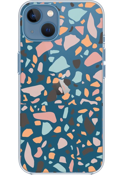 Apple iPhone 13 Mini Terrazzo 2 Tasarımlı Kılıf