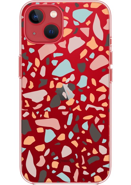 Apple iPhone 13 Mini Terrazzo 2 Tasarımlı Kılıf