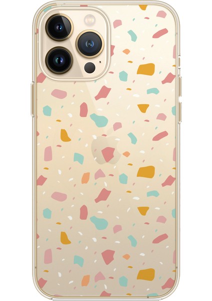 Apple iPhone 13 Pro Max Terrazzo 4 Tasarımlı Kılıf