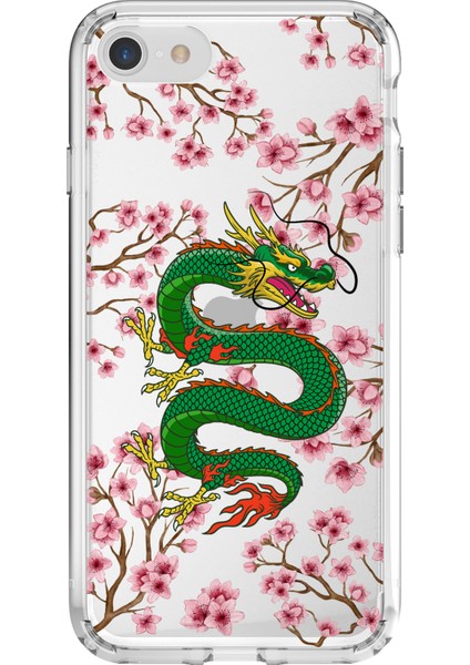 Apple iPhone Se 2020 China Dragon Tasarımlı Kılıf