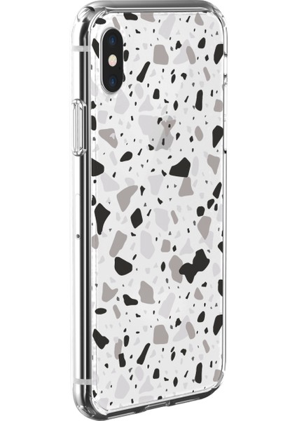 Apple iPhone Xs Terrazzo 3 Tasarımlı Kılıf