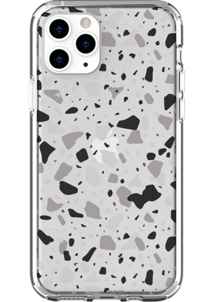 Apple iPhone 11 Pro Max Terrazzo 3 Tasarımlı Kılıf