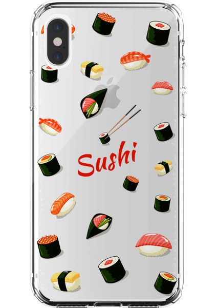 Apple iPhone Xs Max Sushi Tasarımlı Kılıf