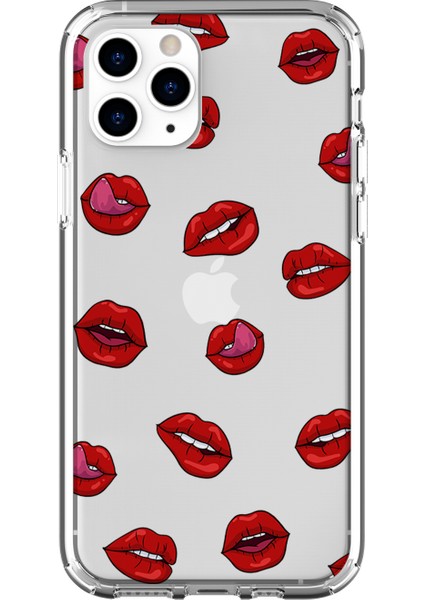 Apple iPhone 11 Pro Max Sexy Lips Tasarımlı Kılıf