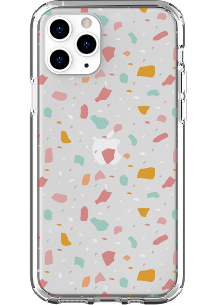 Apple iPhone 11 Pro Max Terrazzo 4 Tasarımlı Kılıf