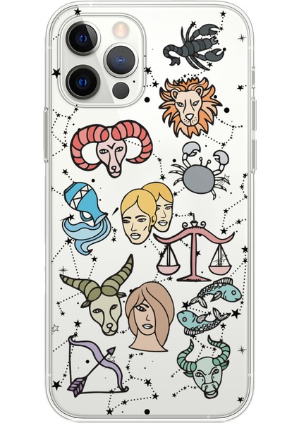 Apple iPhone 12 Pro Horoscope Tasarımlı Kılıf