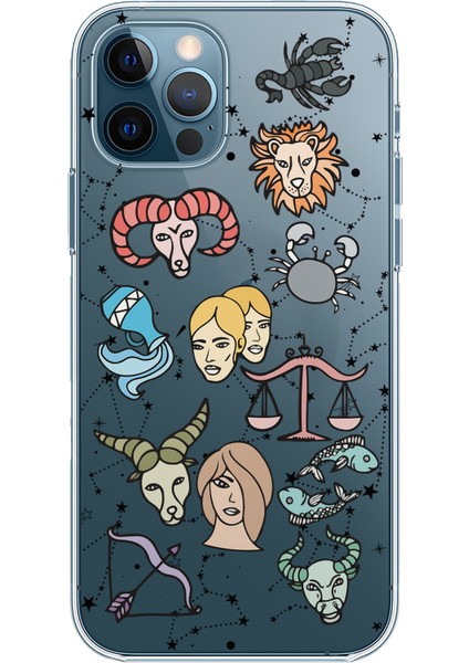 Apple iPhone 12 Pro Horoscope Tasarımlı Kılıf modelleri