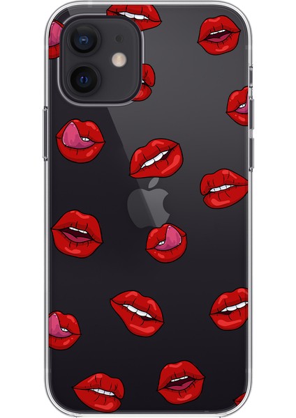 Apple iPhone 12 Sexy Lips Tasarımlı Kılıf modelleri