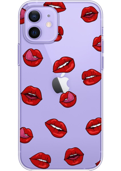 Apple iPhone 12 Sexy Lips Tasarımlı Kılıf fırsatları