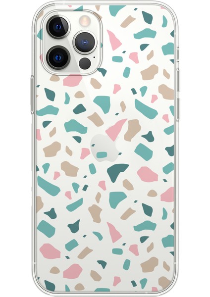 Apple iPhone 12 Pro Max Terrazzo 2 Tasarımlı Kılıf
