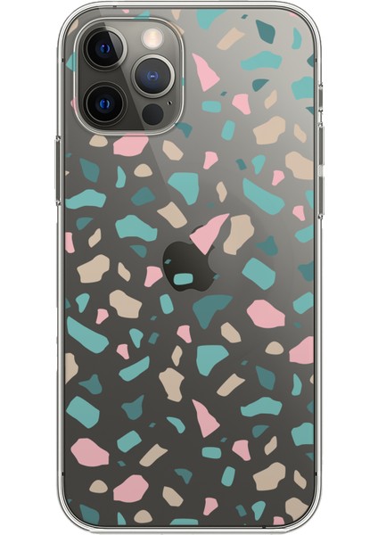 Apple iPhone 12 Pro Max Terrazzo 2 Tasarımlı Kılıf