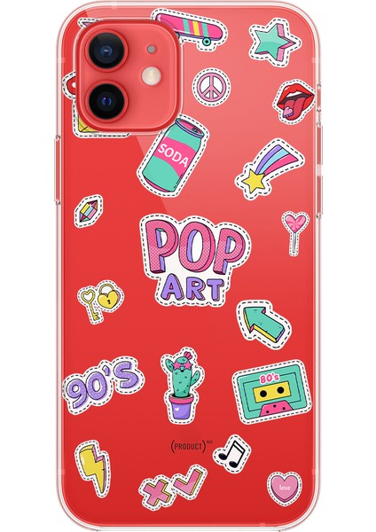 Apple iPhone 12 Mini Pop Art Sticker Tasarımlı Kılıf fiyatları