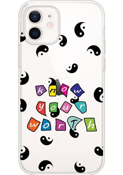 Apple iPhone 12 Mini Ying Yang Tasarımlı Kılıf
