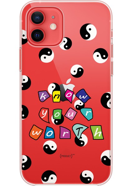 Apple iPhone 12 Mini Ying Yang Tasarımlı Kılıf