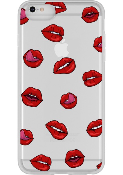 Apple iPhone 6s Sexy Lips Tasarımlı Kılıf